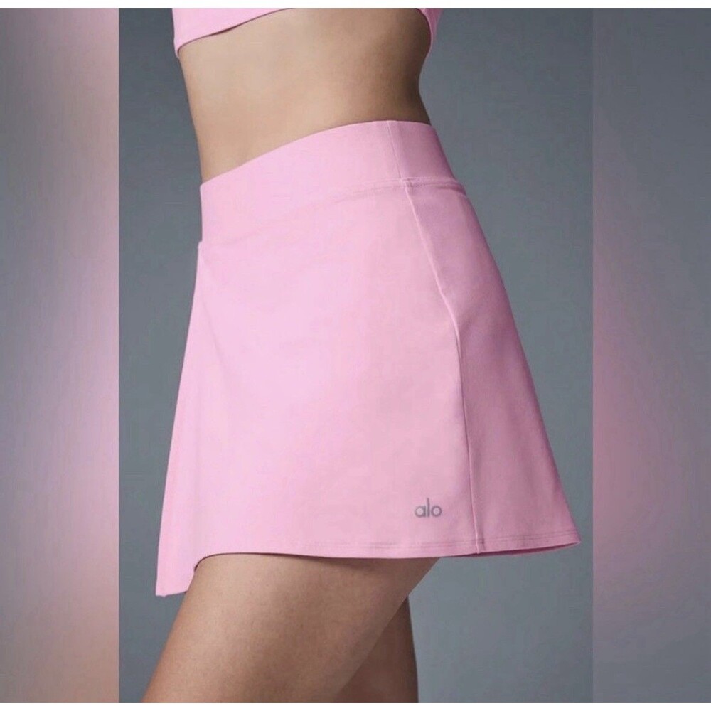Alo Yoga Alosoft Backspin Skirt Sweet Pink Size S Women Skort